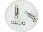 Fermoir à vis 13 mm Argent
