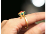 Bague roue de prière rotatif