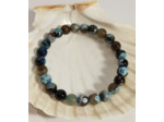 Agate bleu océan