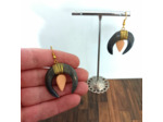 Boucles d'oreilles Mia en ivoire végétal