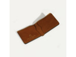 Bleu De Chauffe Pèze Portefeuille Italien Cuir Brun Ambré