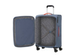 American Tourister CloudRider Valise Souple 67Cm 4 Roues Trolley Extensible & TSA Stone Blue
