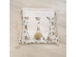 Sac à dos Pochon pour enfant, modèle lapin arc-en-ciel