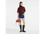 Longchamp Daylong Sac à main M Cuir Cognac