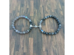 Bracelet de couple Labradorite