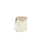 Lancaster Maya Pochette Smartphone Cuir 517-86 Blanc Nacré