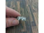 Bague en acier inox argenté 3