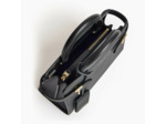 Le Tanneur Emilie Petit Sac À Main En Cuir Signature T Noir