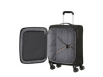 American Tourister CloudRider Valise Cabine Souple 55Cm 4 Roues Trolley Extensible & TSA Jet Black