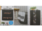Serviette de toilette Noir RICO