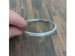 Bracelet jonc en acier inox serpent Argenté