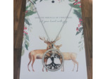 Collier arbre de vie couple en acier inoxydable