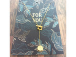 Collier Good Luck en acier inoxydable doré