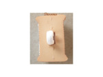 Bouton bobine de fil blanc