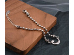 Bracelet en argent lune/étoile