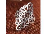 Grandes bagues en argent de style bohémien