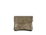 Farfouillette Porte-monnaie compact Cuir PM Taupe