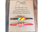 2 Bracelets surf rouge et coloré