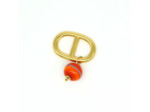 Accroche-foulard Murano orange