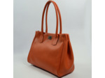 Berthille Elisa Sac Shopping Graine Orange