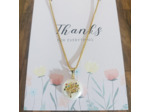 Pendentif doré œil sur perle nacré
