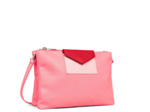 Lancaster Maya Sac Pochette 517-27 Rose Foncé Rose Rouge