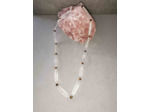 Collier Cristal de roche et oeil de tigre qualité prémium 45cm