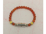 Bracelet message "Family" en pierres naturelles