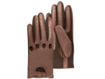 Isotoner Gants de conduite Femme Cuir Marron