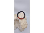 Bracelet pierre de lave cornaline OLPA822