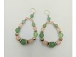 B.O. aventurine/quartz rose/argenté