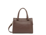 Lancaster Foulonné Double Petit Sac A Main 470-73 Marron In Or Pale