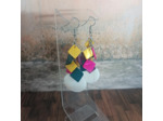 B.O. nacre blanche et couleurs/argenté