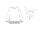Patron Katia - Sweat-shirt blouse et foulard