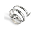 Bague tendance en argent 925 motif serpent