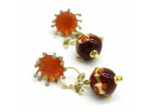 Boucles d'oreilles cabochons Soryne