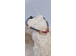 Bracelet hematite agate OLPA448