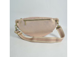 Mila Louise Petra W Sac Banane Cuir Tressé Rosée