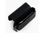 Le Tanneur Gisèle Sac Bandoulière Moyen En Cuir Grainé Noir