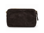 Mila Louise Mama V Sac Trotteur En Cuir Effet Velours Brun