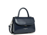 Lancaster Suave Even Mini Sac à Main Cuir 433-16 Bleu Foncé