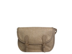 Farfouillette Sac Porté Travers En Matière Tressée Beige