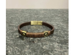 Bracelet en cuir Marron