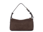 Lancaster Suède Petit Sac Rectangle En Cuir Velours 530-54 Marron