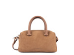 Lancaster Suède Cube Sac A Main En Cuir Velours 530-52 Camel