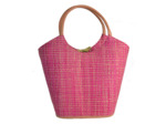 Le Voyage en Panier Pinup Cabas Rabane Fuchsia