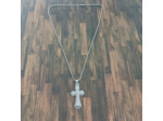 Pendentif homme croix acier inox