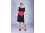 Serre-taille rouge matelassé intérieur coccinelle pièce unique