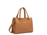 Lancaster Foulonné Double Petit Sac A Main 470-73 Camel In Orange