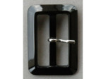 Boucle de ceinture noire 40 mm